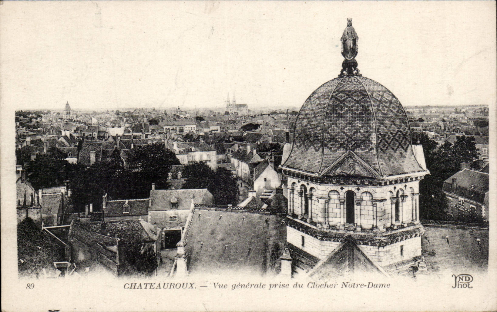 CPA Chateauroux Vue generale prise du clocher Notre Dame