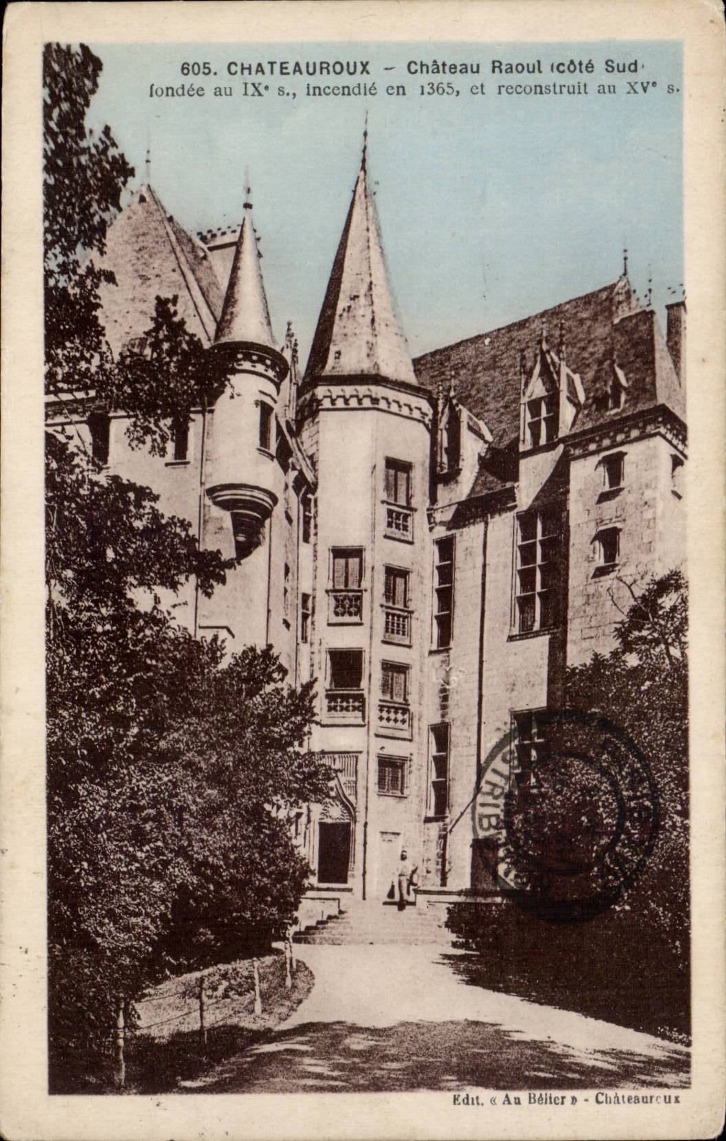 CPA Chateauroux Le chateau Raoul N