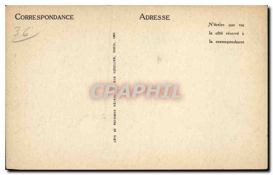 Châteauroux — La Berrichonne (Verlet statuaire) — LL. — Reverso
