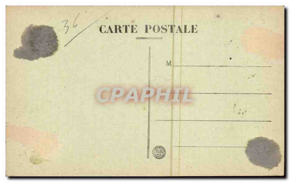 CPA Argenton sur Creuse Rive gauche de la Creuse entre les deux ponts — Rückseite