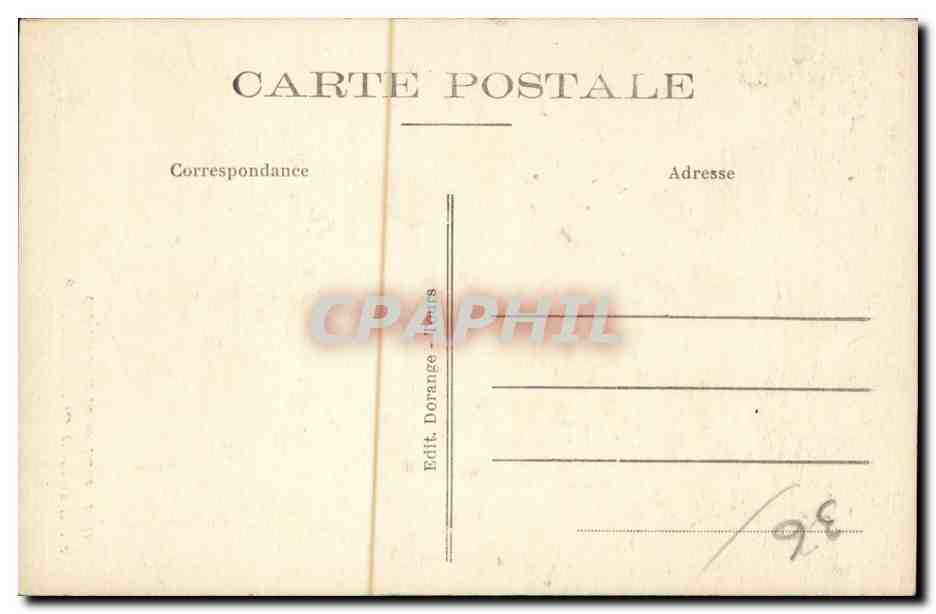 CPA Argenton sur Creuse Chapelle de la Bonne Dame — Rückseite