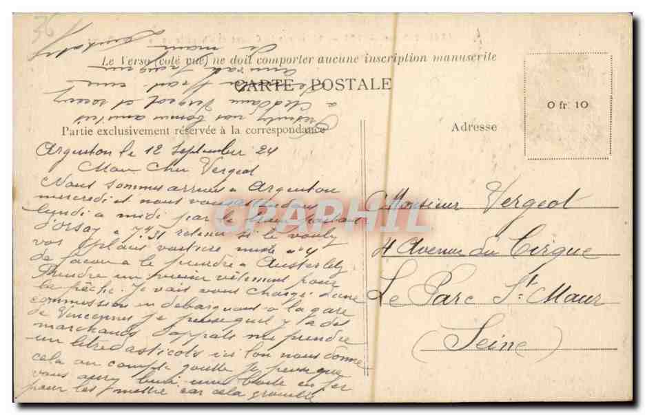 Argenton-sur-Creuse — Villas sur la Creuse et Chapelle de la Bonne-Dame — Édition G. Pinguet, Argenton — Reverso