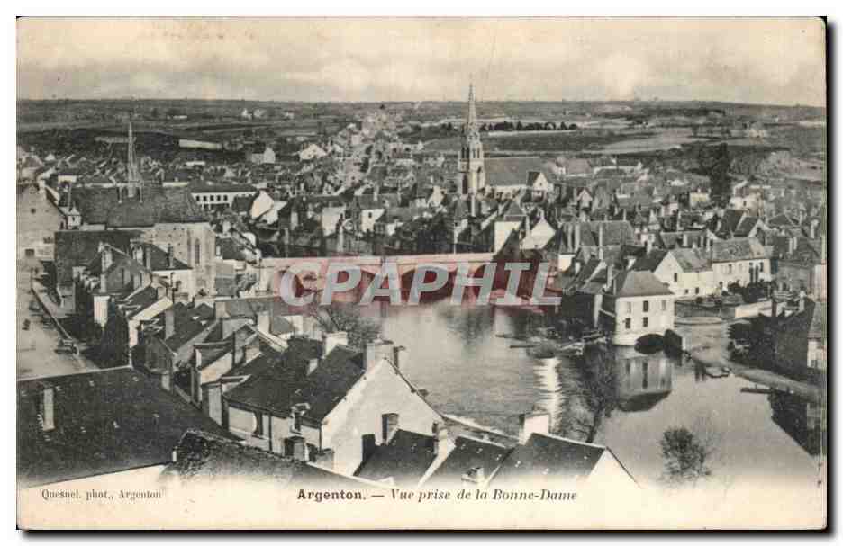 Argenton — Vue prise de la Bonne-Dame — Quesnel phot., Argenton