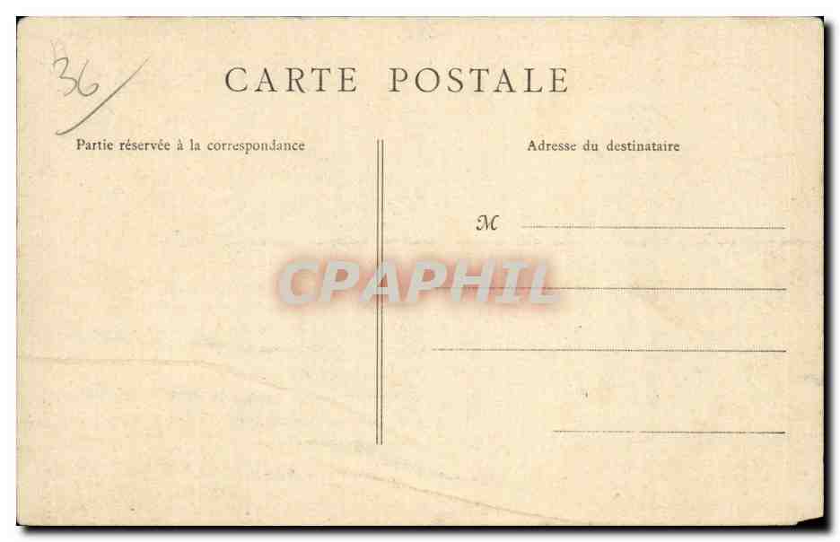 Argenton — Vue sur la Creuse (rive droite) — G. F. Paris — Rückseite