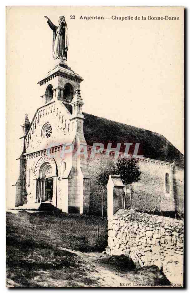 CPA Argenton sur Creuse Chapelle de la Bonne Dame