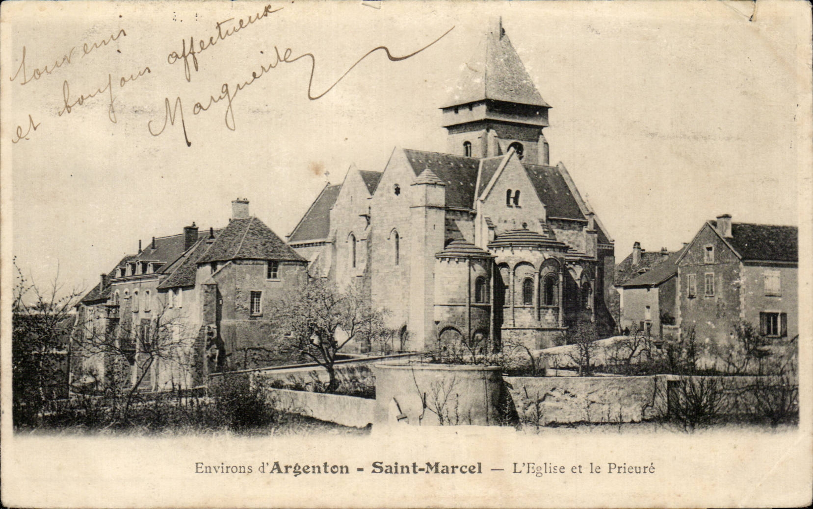 Argenton-Saint-Marcel — L'Église et le Prieuré