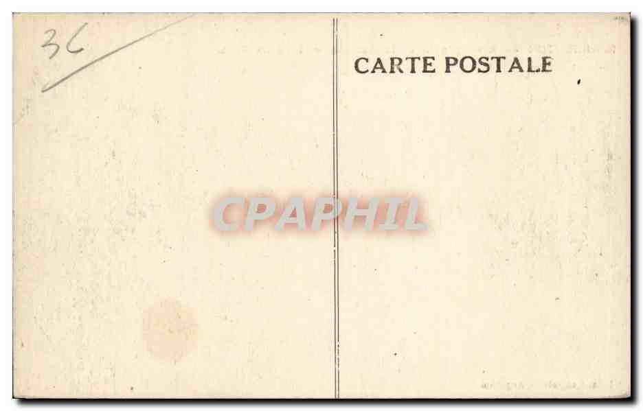CPA Argenton Rive gauche de la Creuse entre les deux ponts — Rückseite