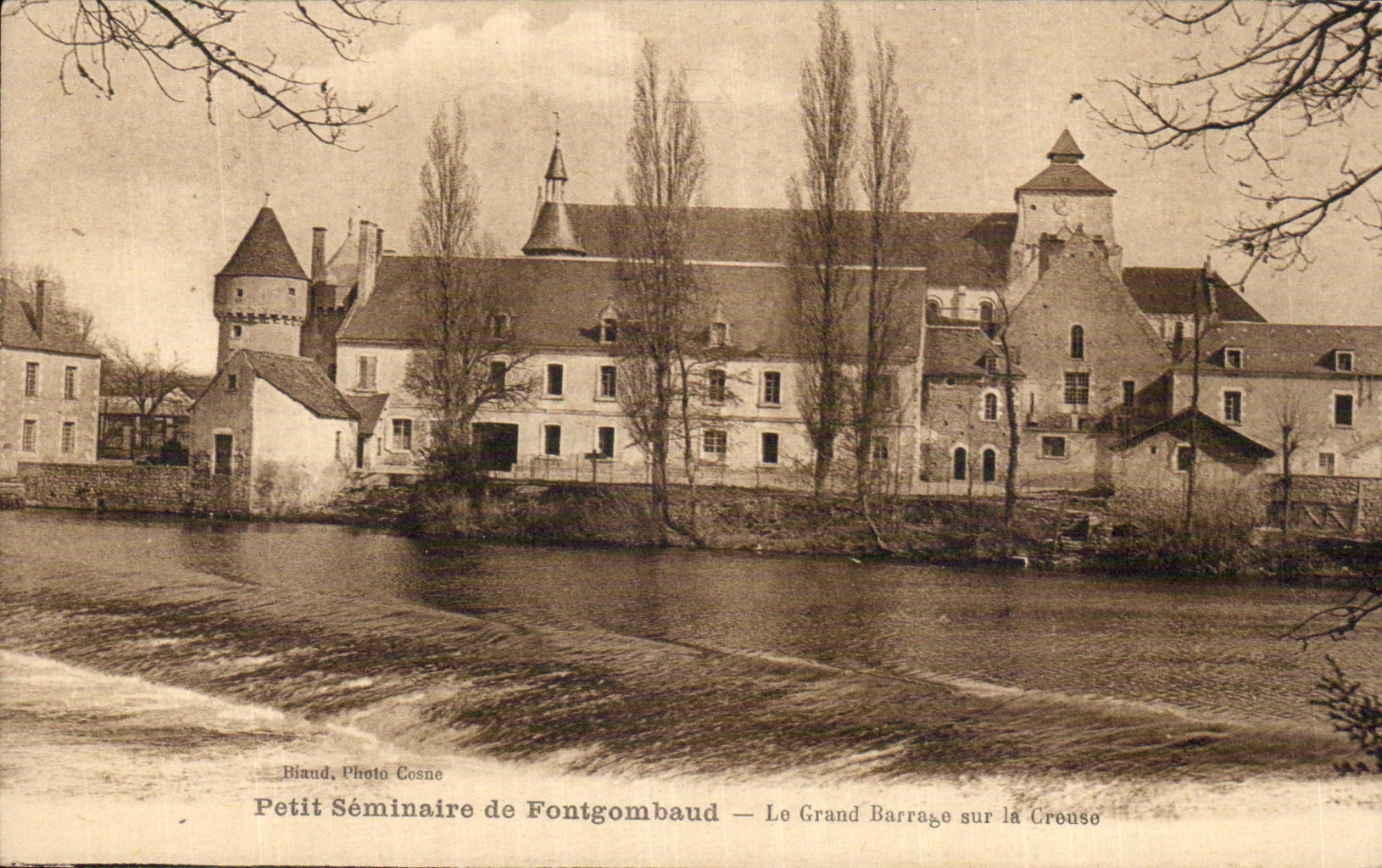 Petit Séminaire de Fontgombaud — Le Grand Barrage sur la Creuse