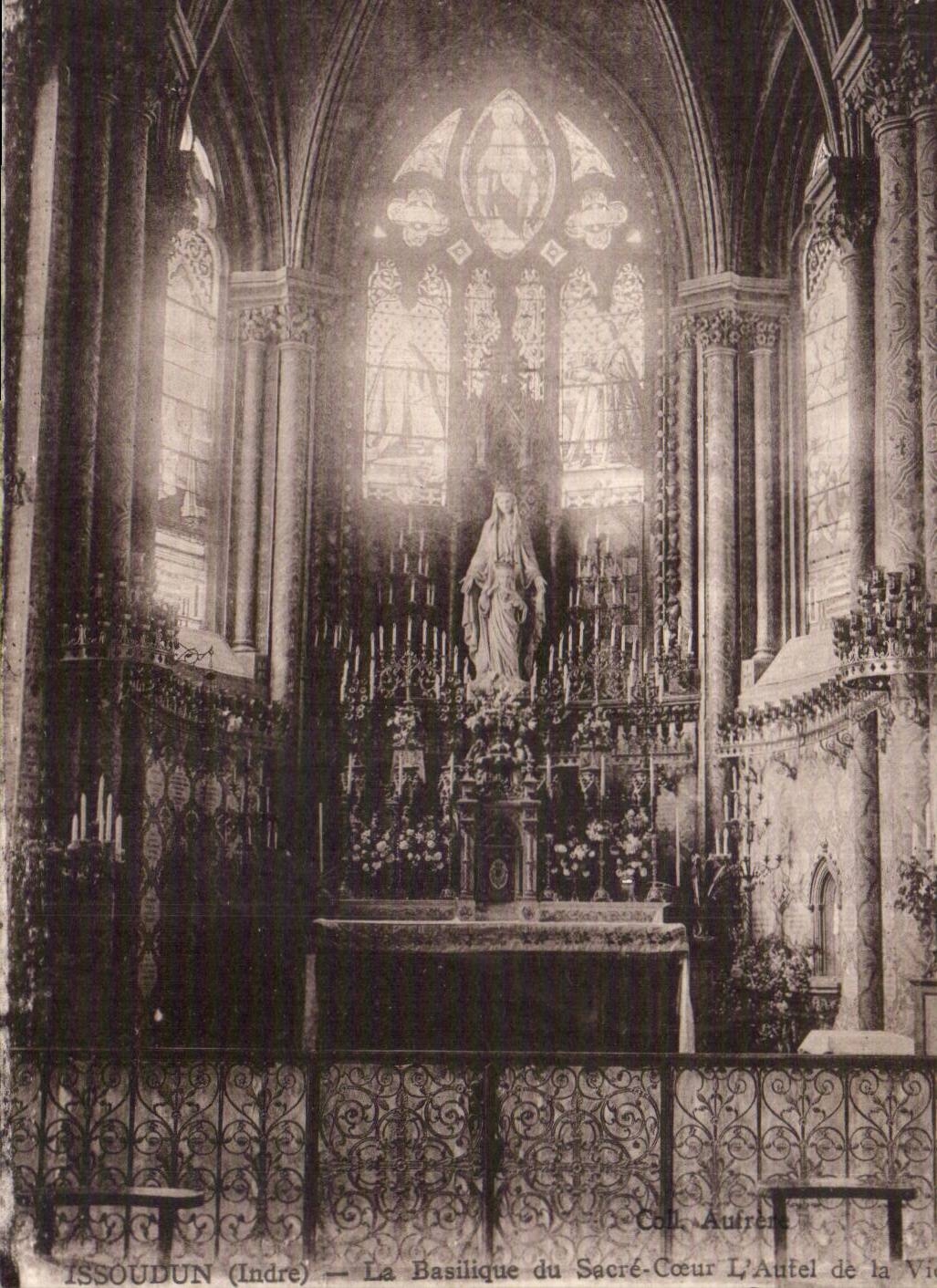 Issoudun (Indre) — La Basilique du Sacré-Cœur — L'Autel de la Vierge