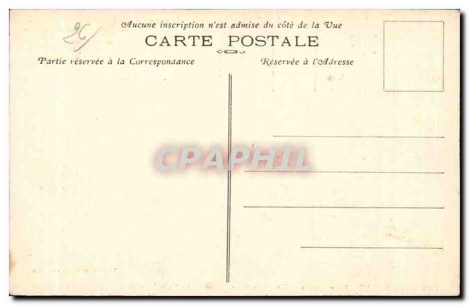 CPA La Croix Haute La riviere le Romayon Morliere La foret de la plaine et les aiguilles — Rückseite