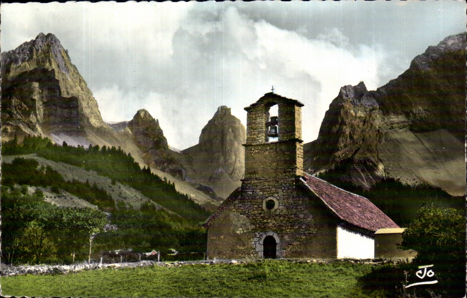 La chapelle de la Jaratte — Les Alpes, 84 - Lus la Croix Haute (1050 m.) — ABEIL, Éditeur GAP