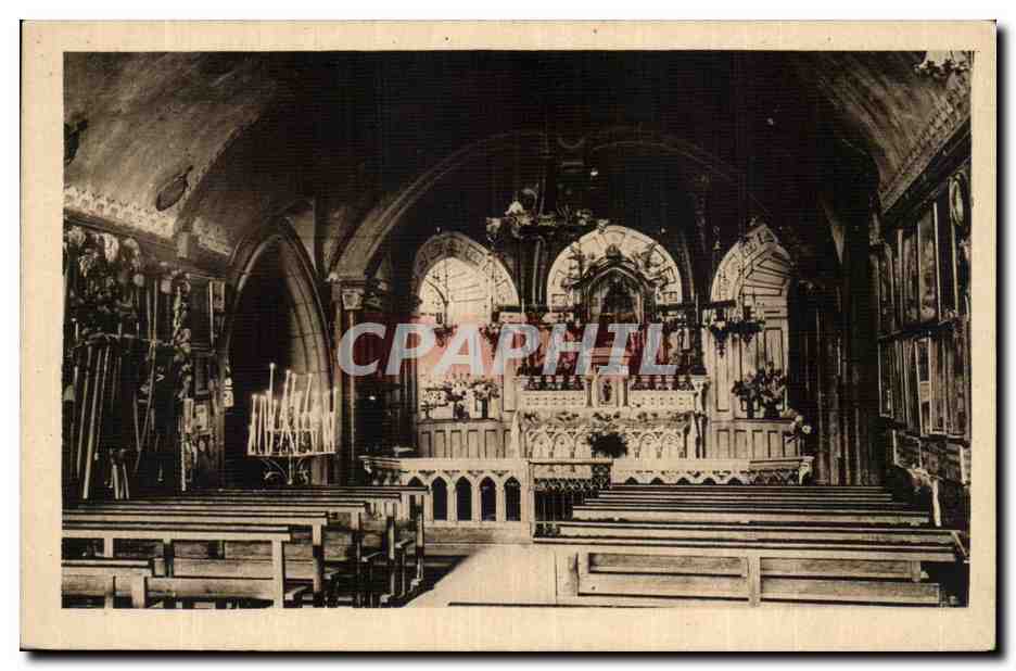 CPA Sanctuaire de ND de Myans Chapelle souterraine Les ex voto