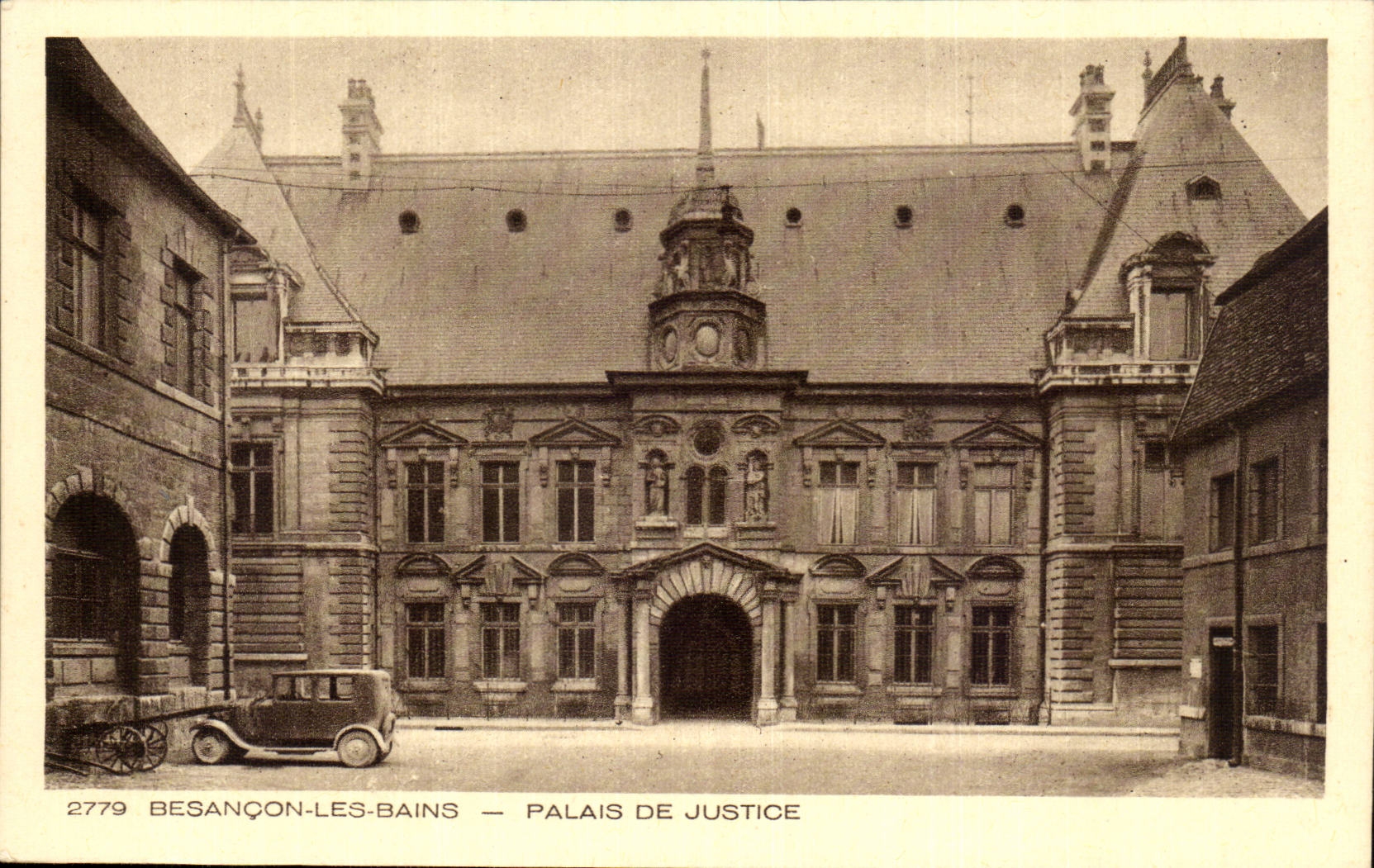 CPA Besancon les Bains Palais de justice