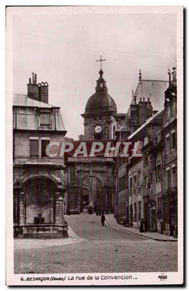 Besançon (Doubs) — La rue de la Convention — éditeur ROSE