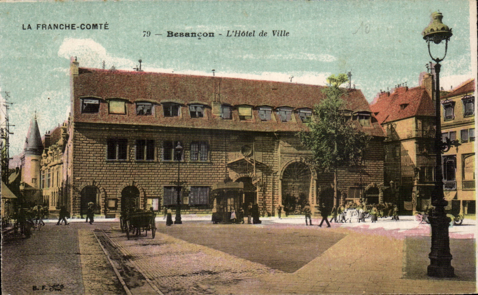 CPA Besancon les Bains L'hotel de ville