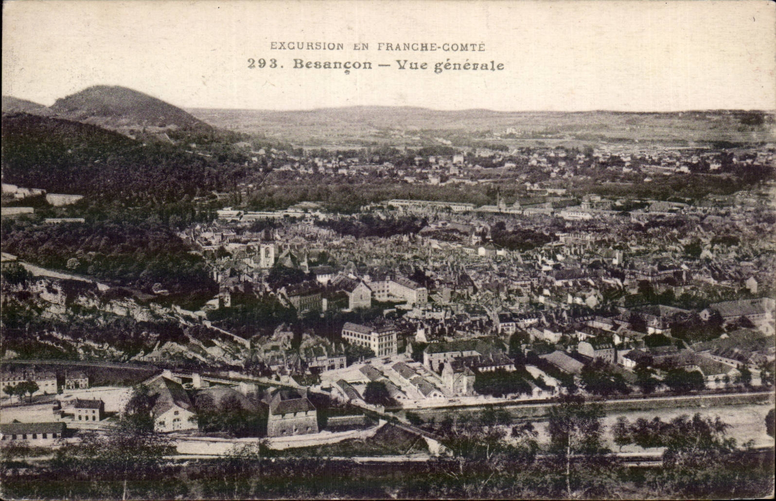 CPA Besancon Vue generale
