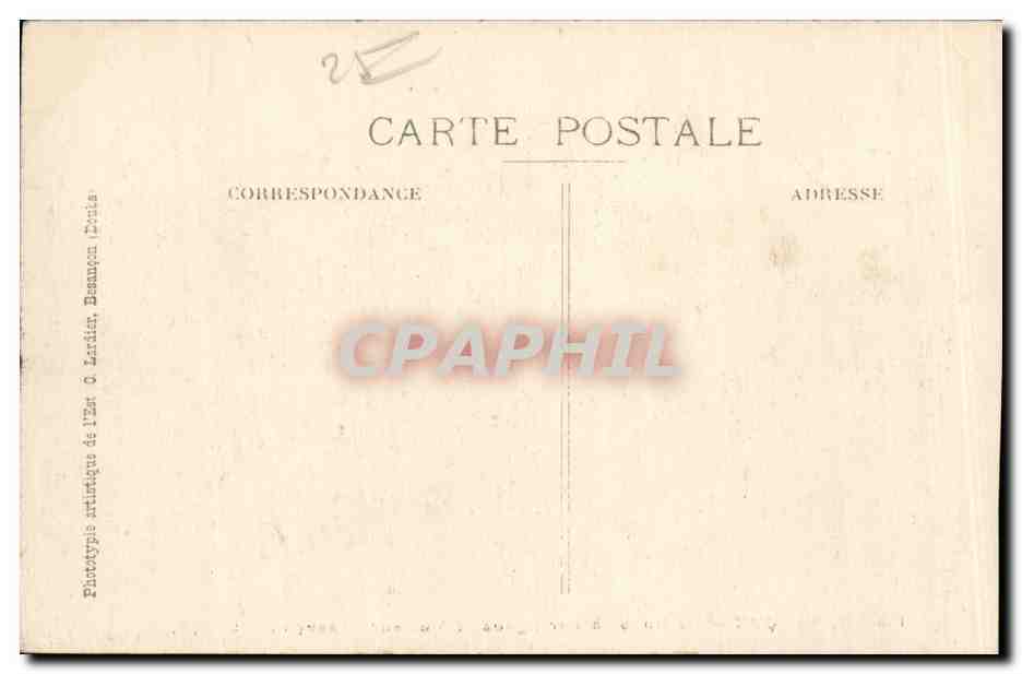 Besançon — Le Doubs à Tarragnoz et Vue sur Besançon — C. L., b. — n° 103 — Rückseite