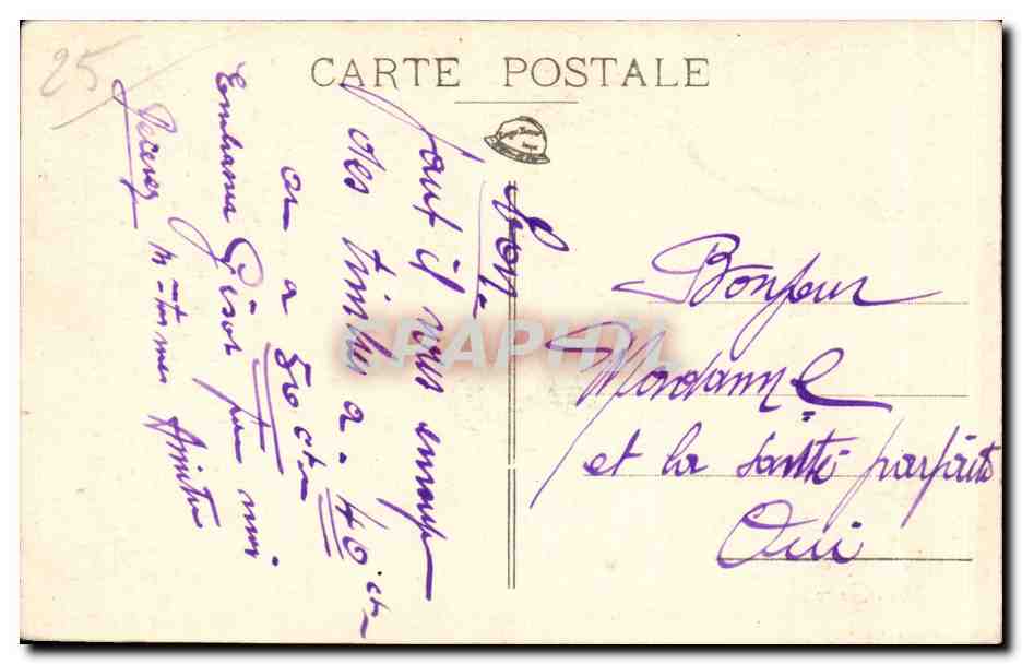 Camp de VALDAHON (Doubs) — Les Bessonnceaux — Edit. A. Girod, Valdahon — Reverso