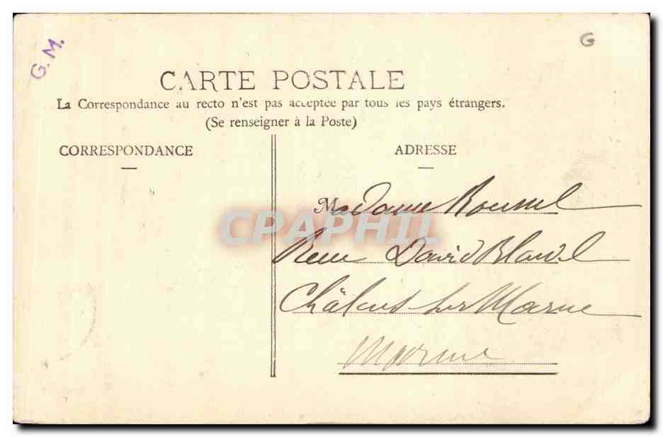 CPA Source de Pontet Lechelle du Touring Club — Back