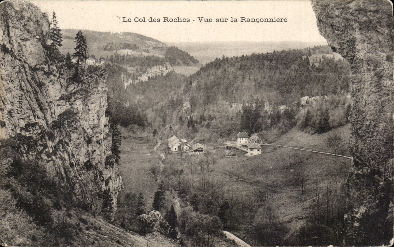 Le Col des Roches - Vue sur la Rançonnière — éditeur non visible