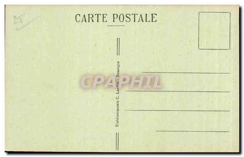 Vallée de la Loue - Ruisseau et Sous-Bois du Puits-Noir — MAIZIÈRES — Éditeur C. Lardier, Besançon, n° 732 — Reverso