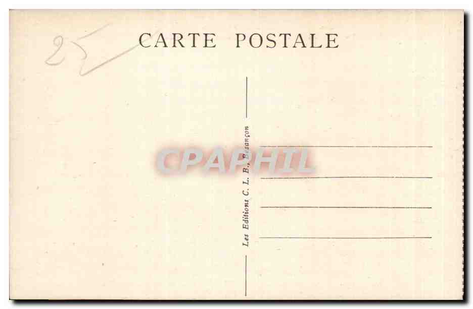 CPA Gigot Vallee de la Reverotte — Rückseite
