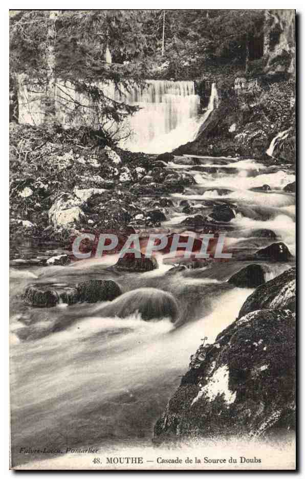MOUTHE — Cascade de la Source du Doubs — Fature-Locca, Pontarlier