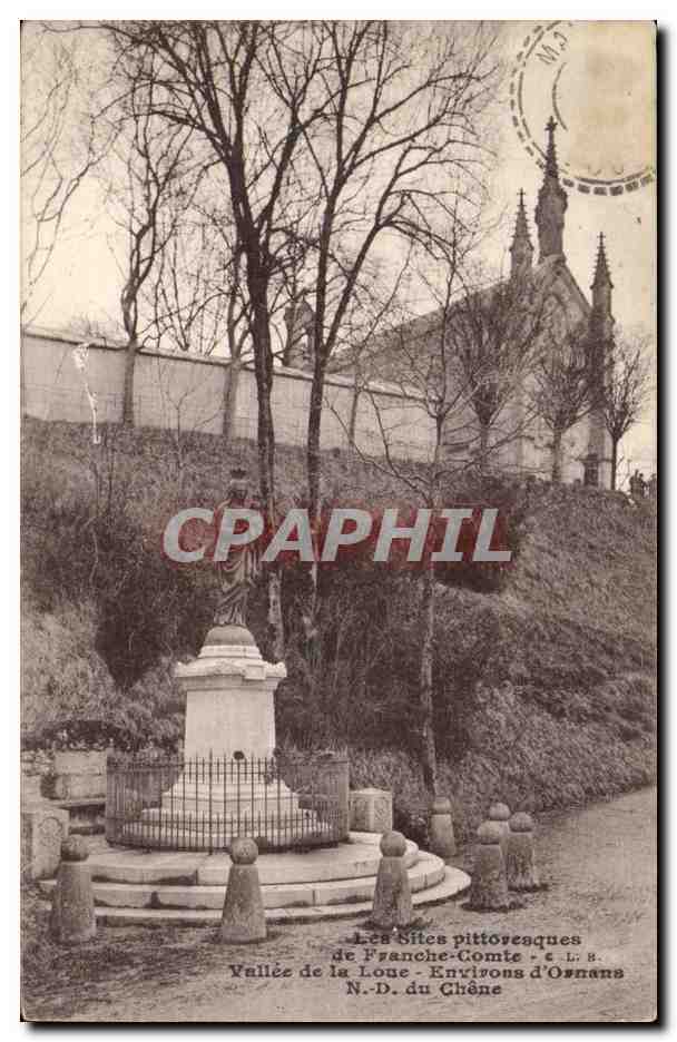 CPA Vallee de la Loue Environs d'Ornans ND du Chene