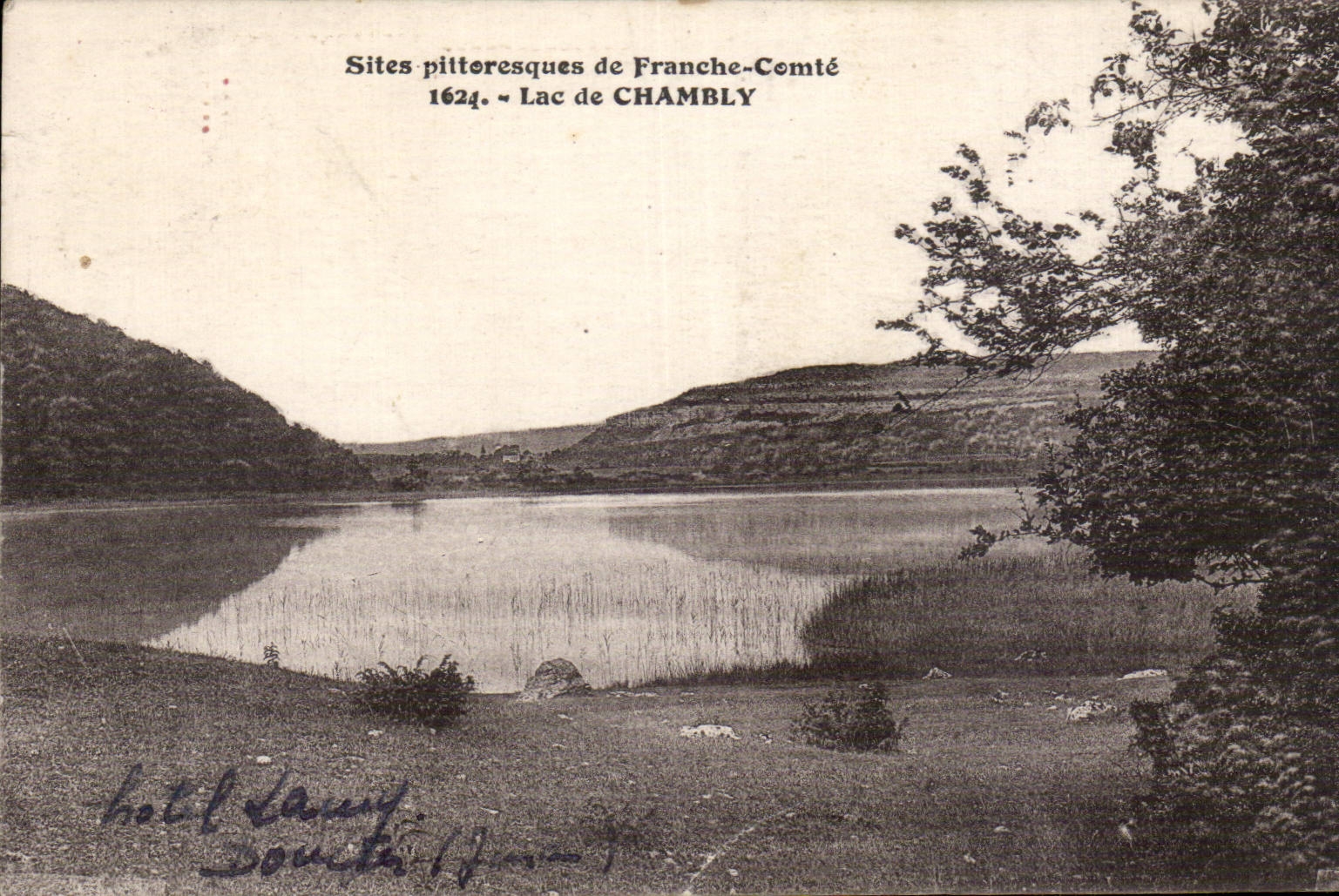 Lac de Chambly — Sites pittoresques de Franche-Comté — Éditions L. B. Rasançon