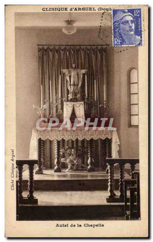 CPA Clinique d'Arguel Autel de al chapelle