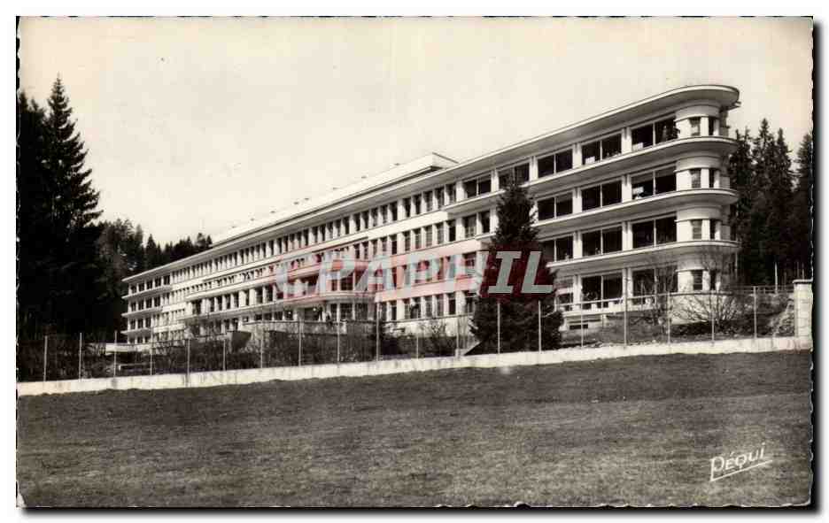 Sanatorium Médico-Chirurgical « Les Genévriers » — Façade Sud — éditeur Gromaire PQUINENCI, Besançon