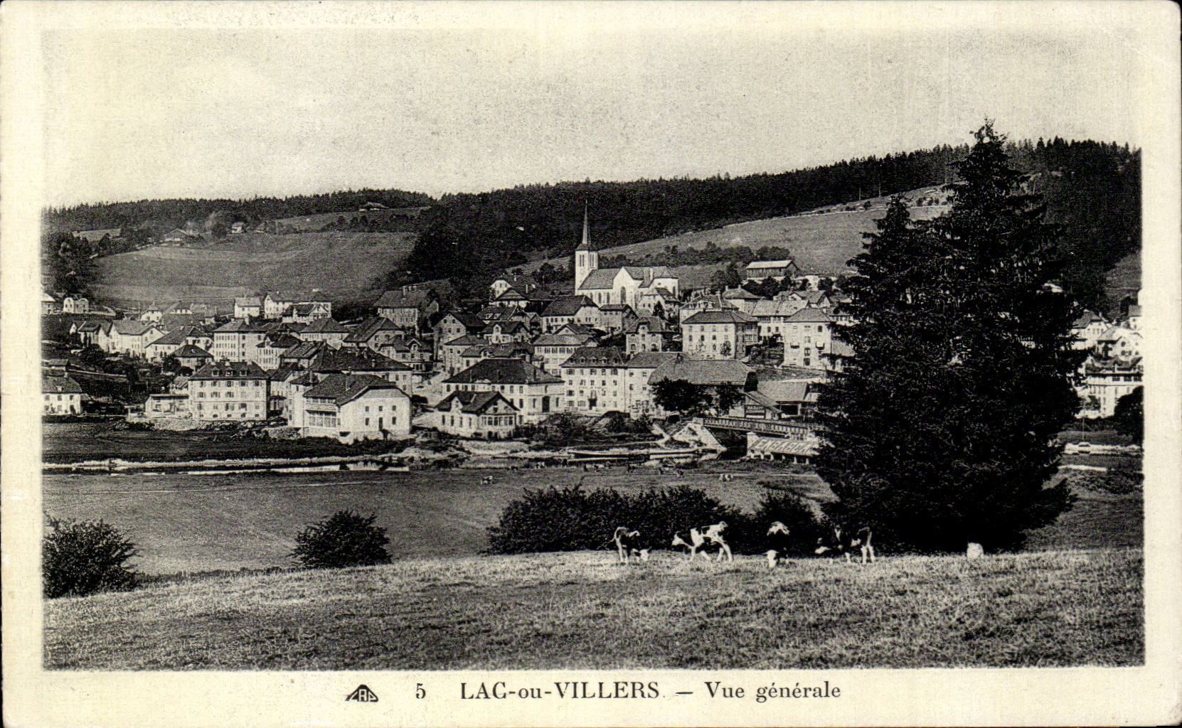 CPA Lac ou villers Vue generale