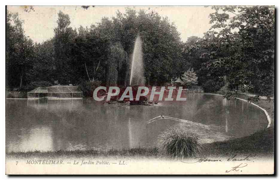 Montélimar — Le Jardin Public — LL. — n°7