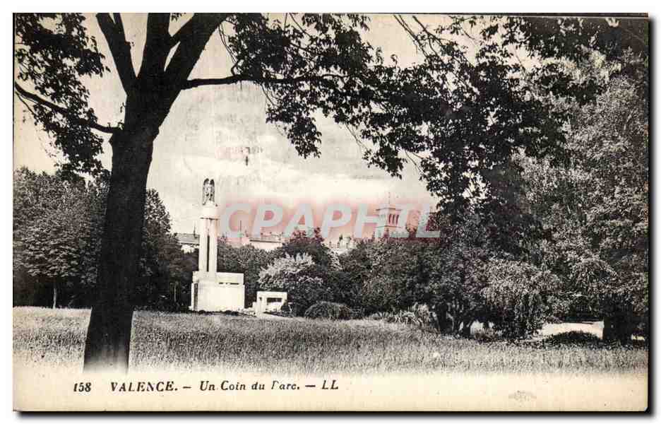 Valence — Un Coin du Parc — LL, n°158