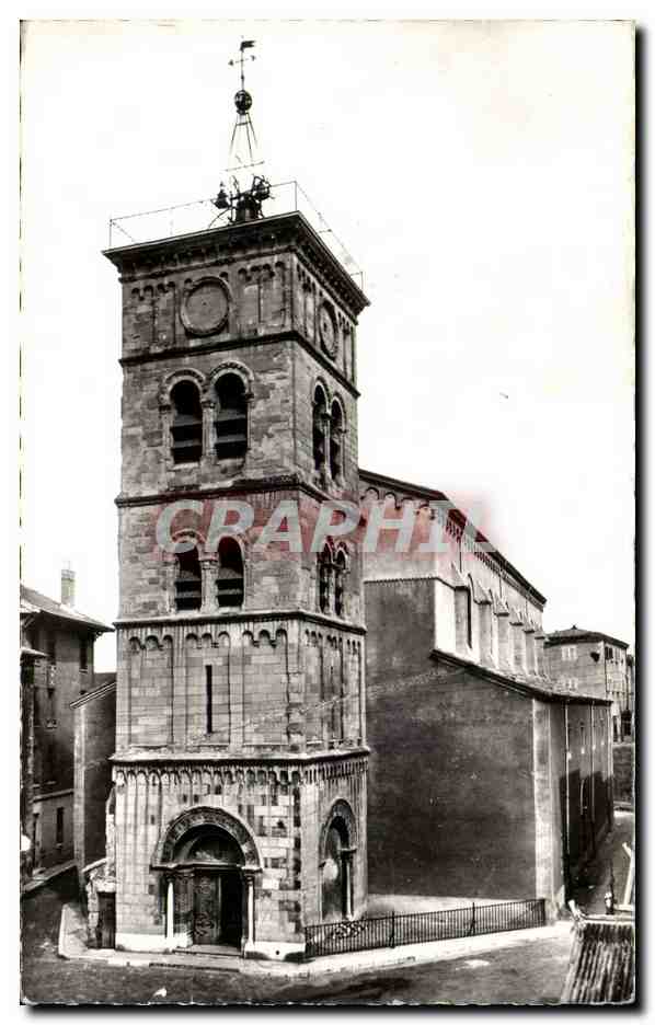 Église Saint-Jean-Baptiste — clocher XIIe siècle — Les Éditions J. Cellard, Bron (Rhône)