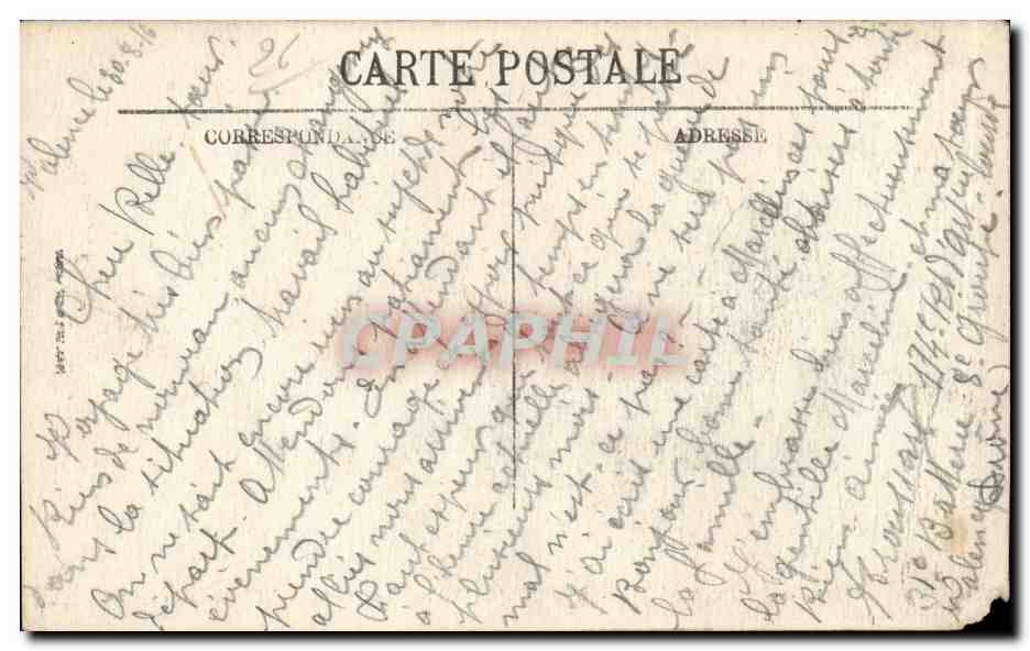 Valence — Le Théâtre et l'Hôtel de Ville — Selecta 106 — Rückseite