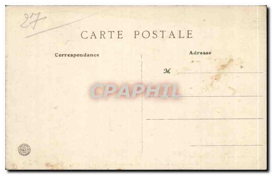 Gisors (Eure) — Vue prise sur l'Eppte — Avenue du Filoir — Verso