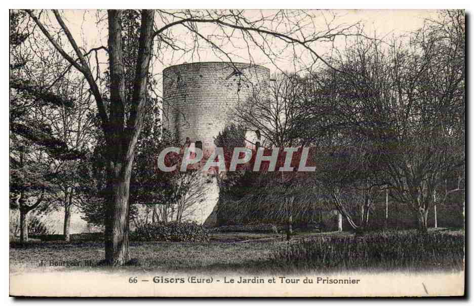 Gisors (Eure) — Le Jardin et Tour du Prisonnier — F. Bourgeon, n°66