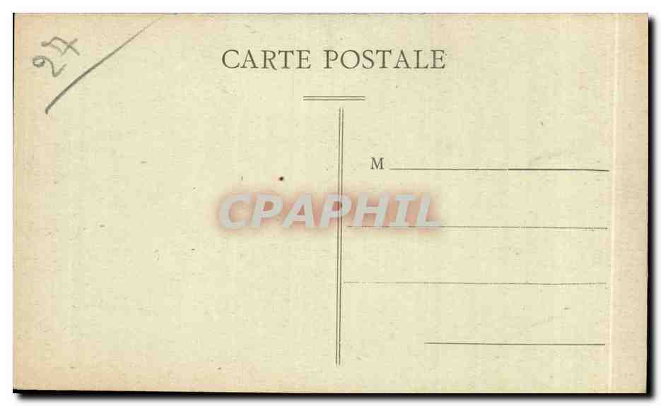 CPA Gisors Un vitrail de la cathedrale La presentation de la Sainte Vierge au temple Le cure de Gisors Pierre Neveu reco — Rückseite