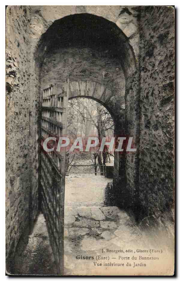 Gisors (Eure) — Porte du Banneton — Vue intérieure du Jardin