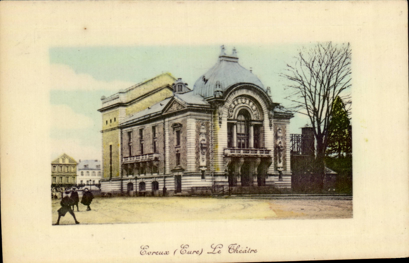 CPA Evreux Le theatre Arts Deco