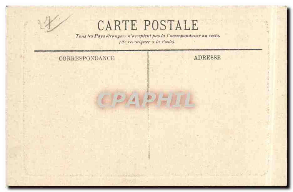 CPA Evreux Navarre Le pont de la republique — Rückseite