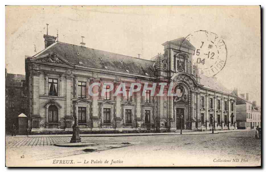 CPA Evreux Le palais de justice
