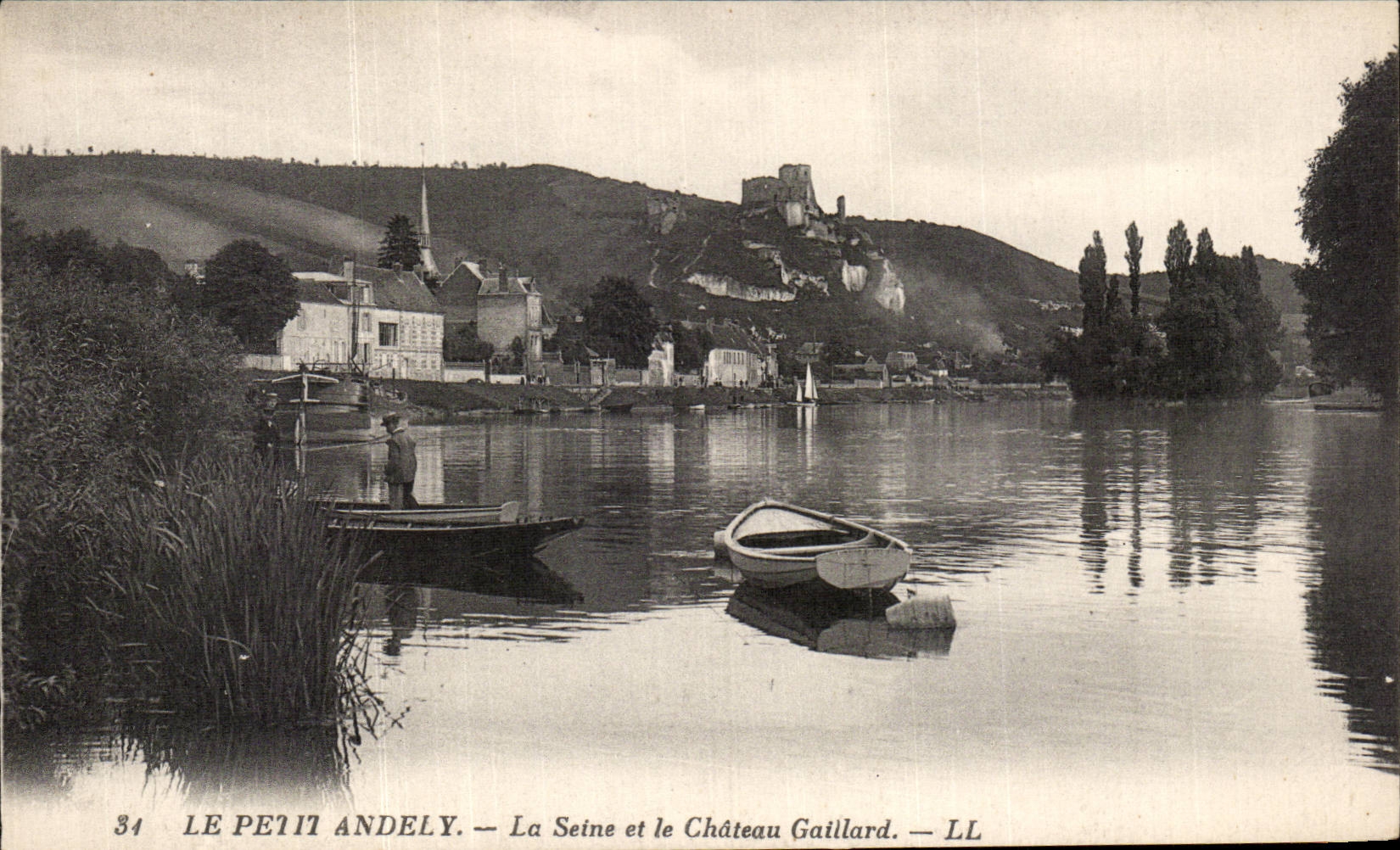 Andely — La Seine et le Château Gaillard — LL