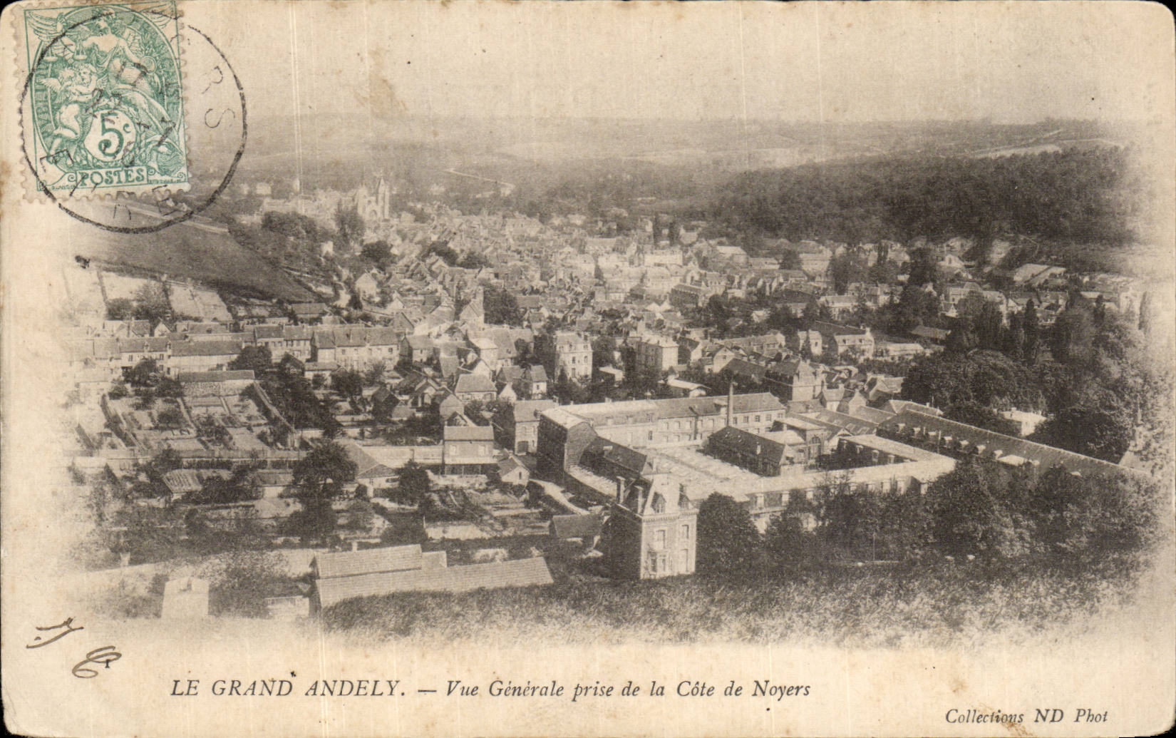 Le Grand Andely — Vue Générale prise de la Côte de Noyers — Collections ND Phot