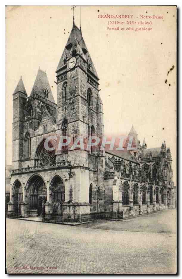 Grand-Andely - Notre-Dame (13. und 14. Jahrhundert) - Portal und gotische Seite