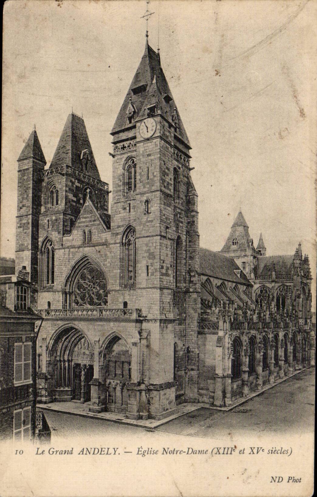 CPA Le grand Andely Eglise Notre Dame