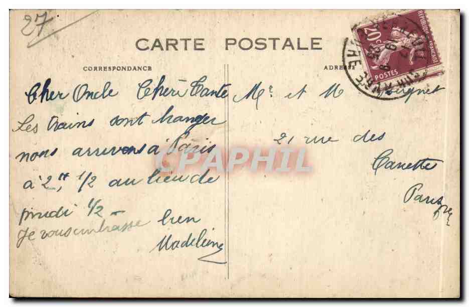 Verneuil (Eure) — Église de Notre-Dame (XVe siècle) — Éditeur : Châtenet & Cie, Bourges — Rückseite