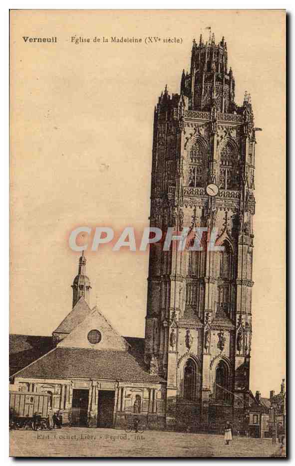 Verneuil — Église de la Madeleine (XVe siècle) — Édit. Cochet Libr. & Peprod, Int.