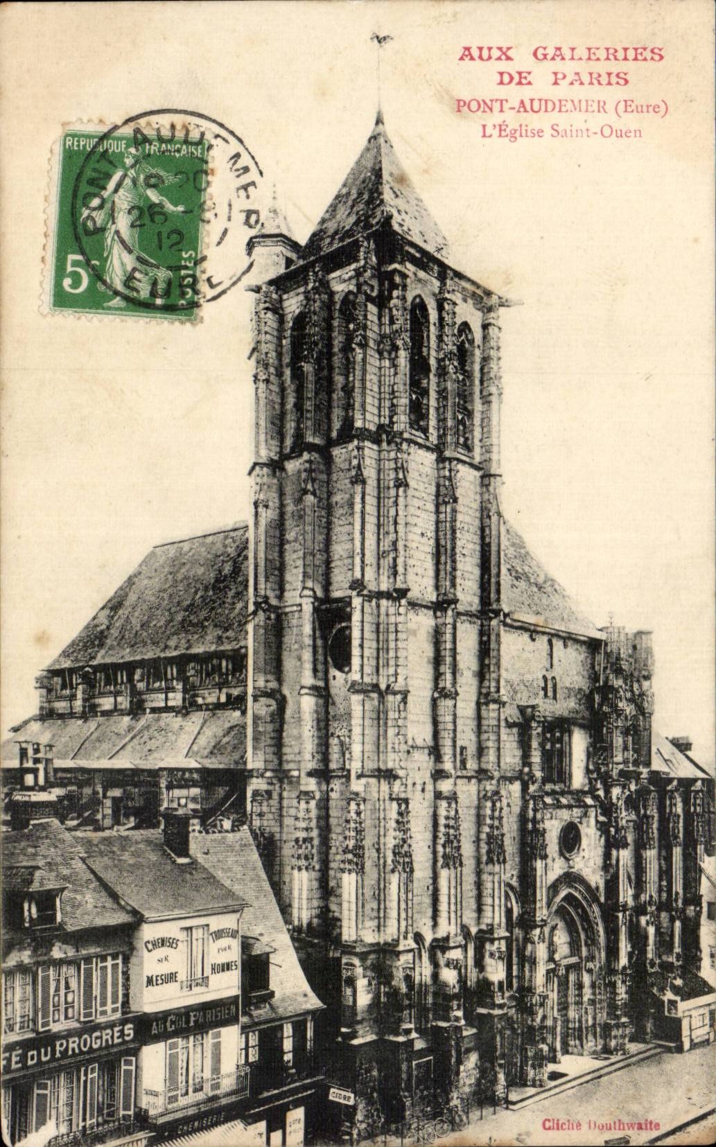 Église Saint-Ouen — Pont-Audemer (Eure) — Aux Galeries de Paris